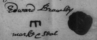 Edward Bramley signature
