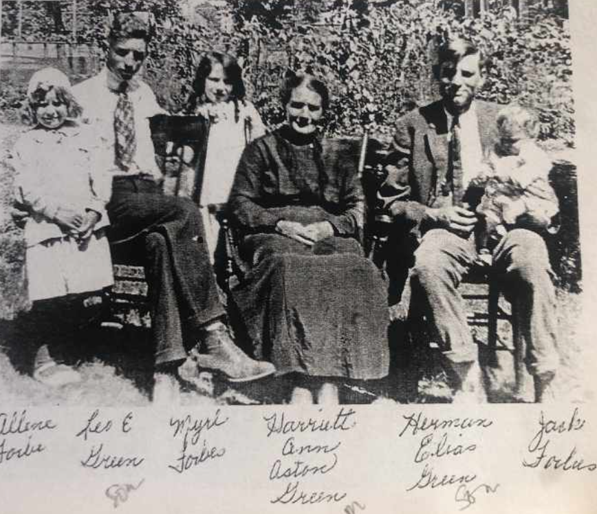 Harriet Green and family