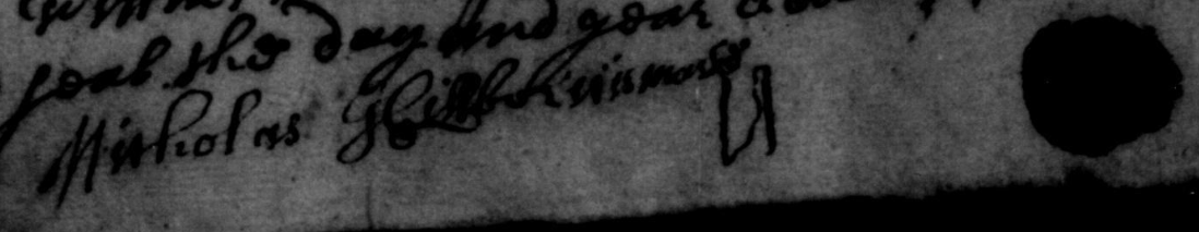 Nicholas
              Kilbourne signature
