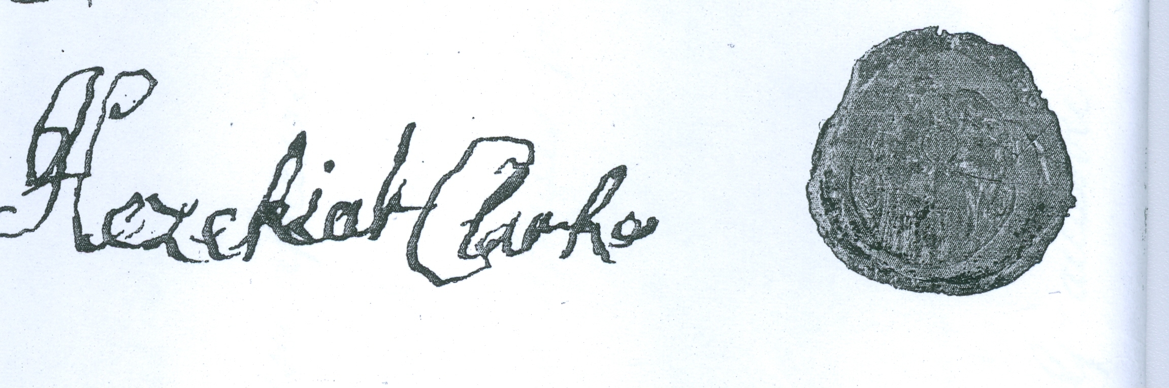 H Clarke signature