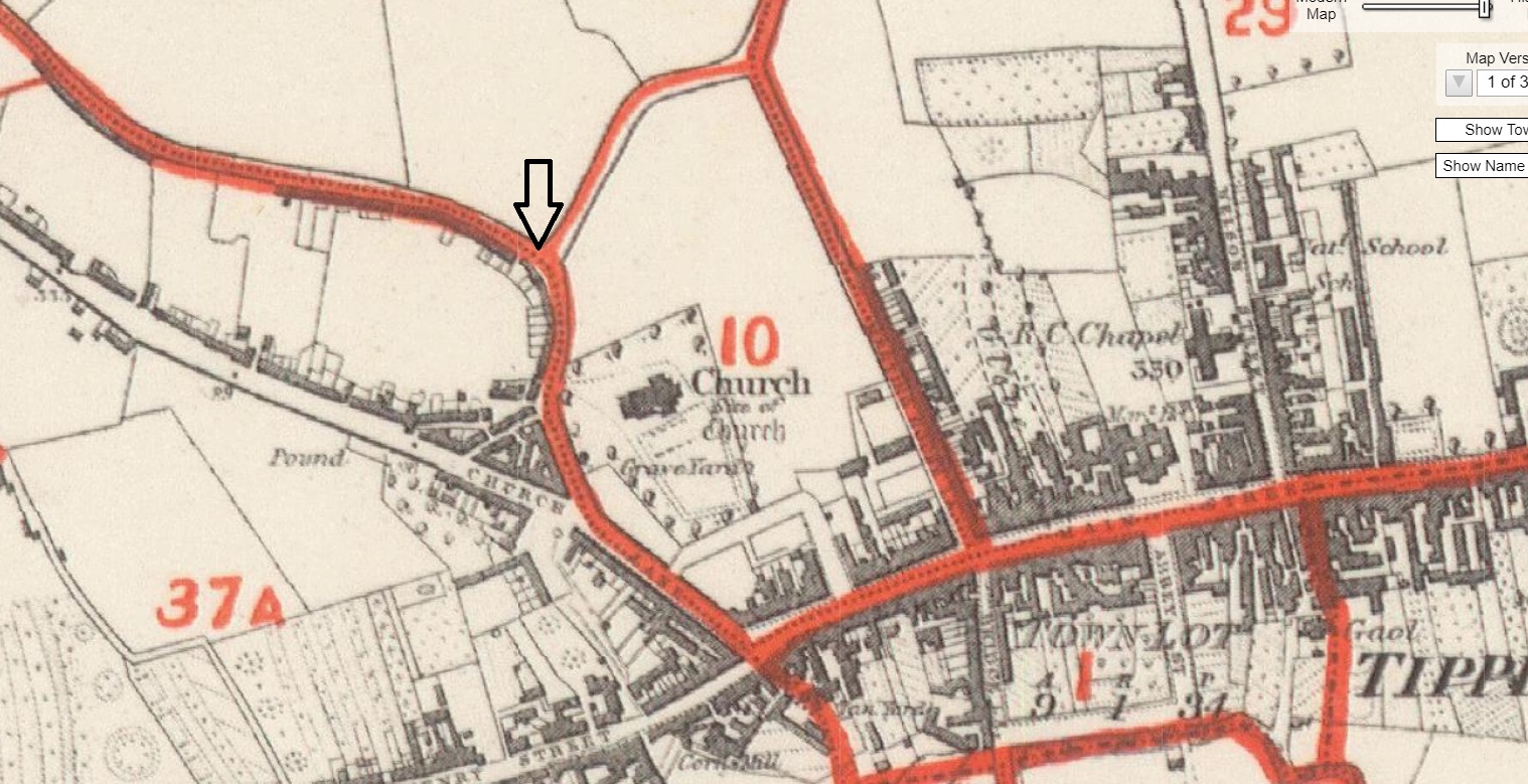 Tipperary map 1850