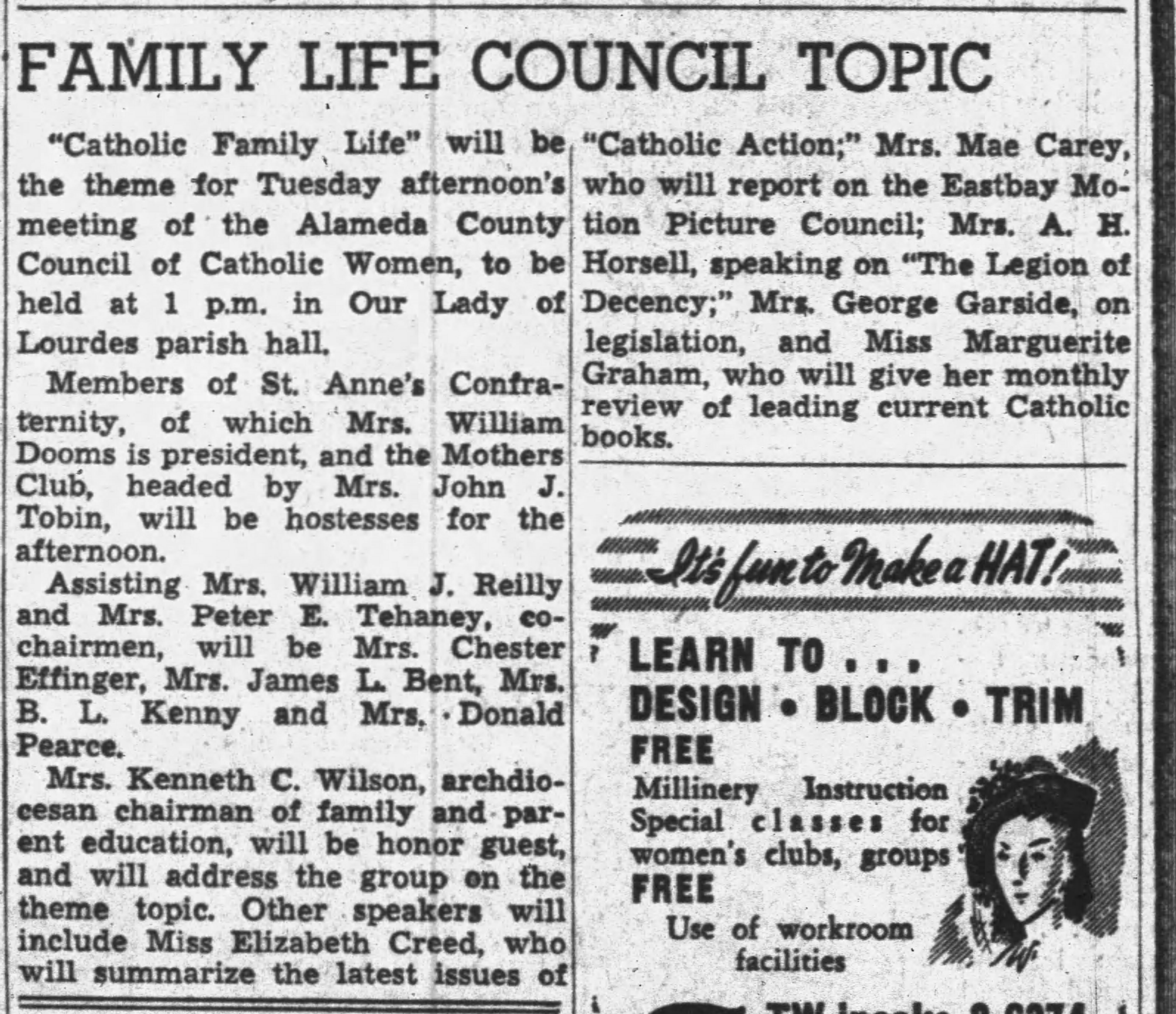 Oakland
            Tribune 18 Jan 1948