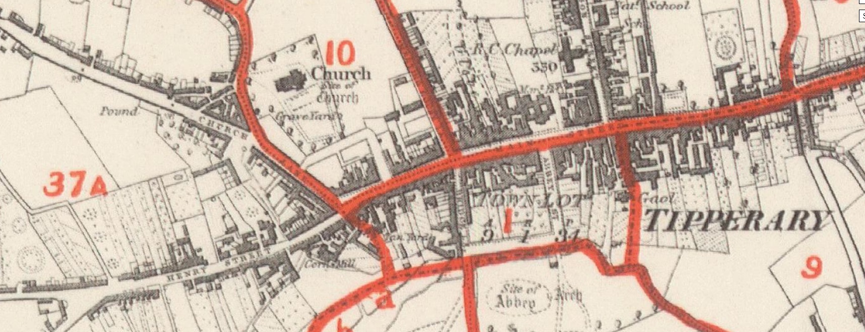 Tipperary town map