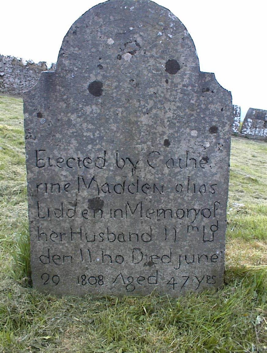 William Lidden gravestone