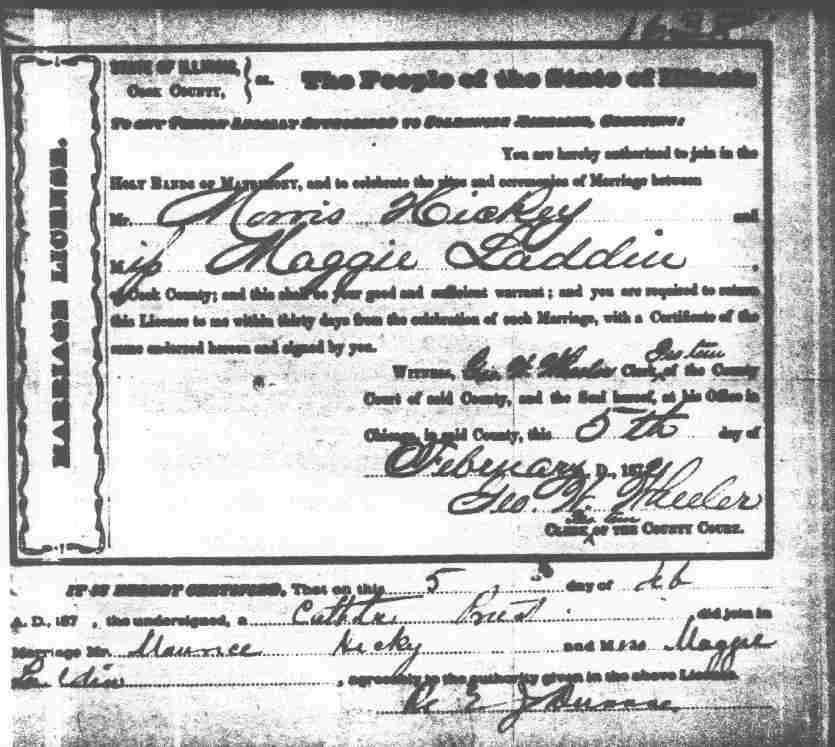 Margaret Leddin marriage