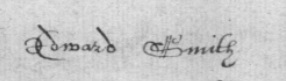 Edward Smith signature