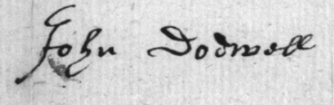 John Dodwell
        signature