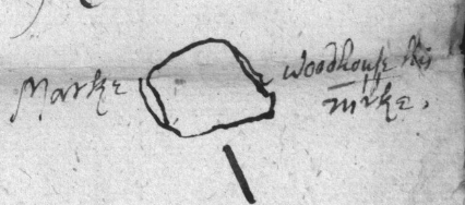 Marke Woodhouse mark 1637