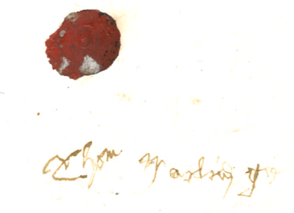 Thomas Partridge signature