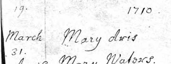 Mary
        Aris burial