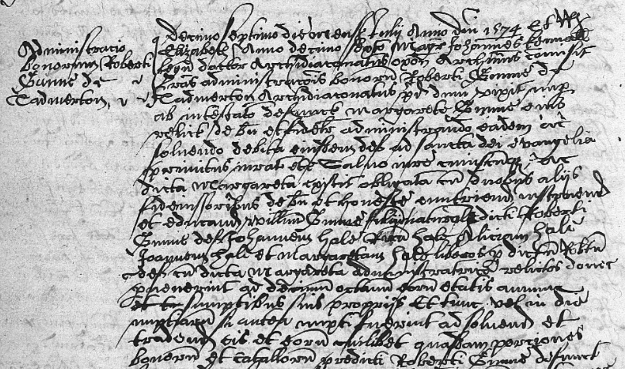 Robert
                Gunne admin 1574