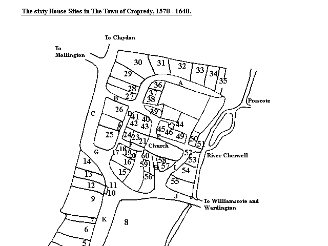 Cropredy map