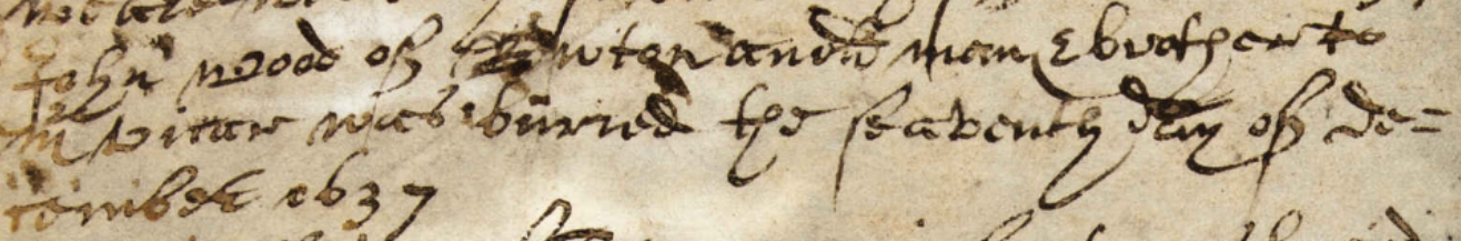 John
        Wood burial