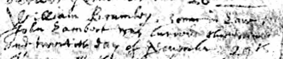 William Bramley burial
